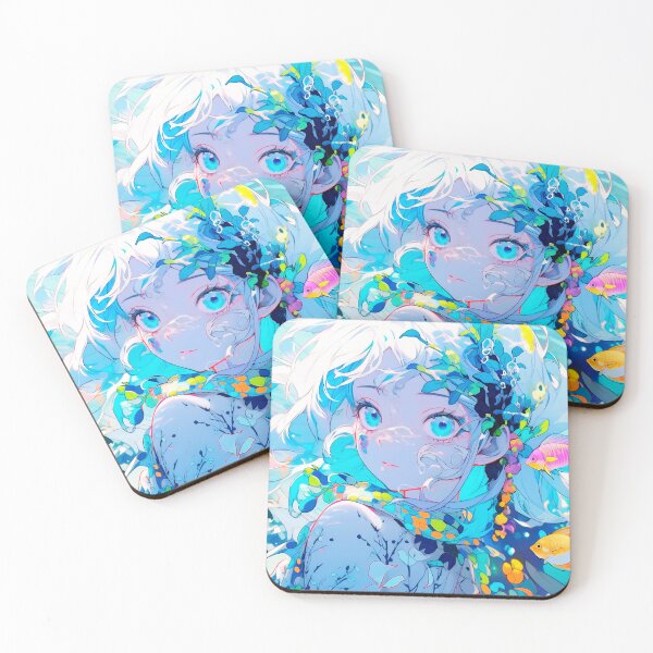 Item preview, Cute girl in the water designed and sold by iWallGlow.