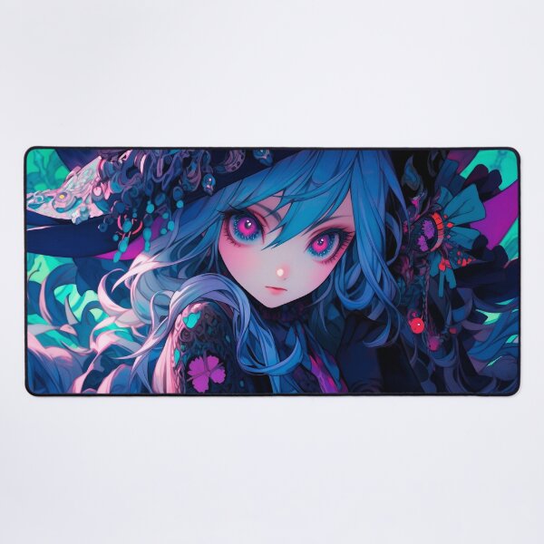 Vista previa del artículo con la obra «Chica maga anime», diseñado y vendido por iWallGlow.