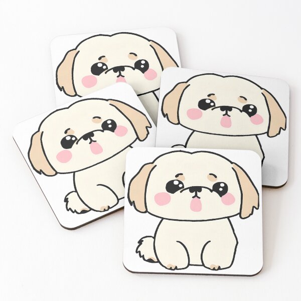 Item preview, Charming Kawaii Puppy Art - Adorable and Playful Pup designed and sold by CuteAndAesthetic.