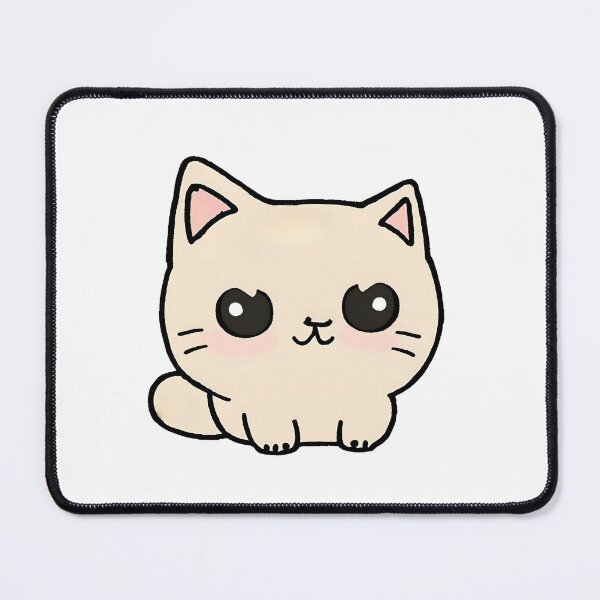 Item preview, Charming Kawaii Scottish Fold Cat - Adorable and Playful Kitten designed and sold by CuteAndAesthetic.