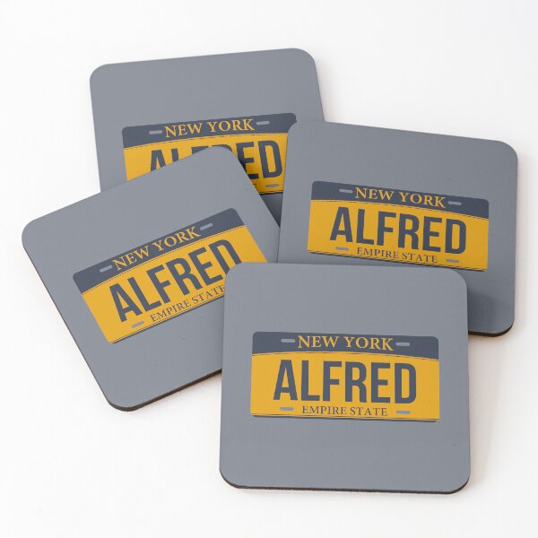 Artikelvorschau, Alfred License Plate entworfen und verkauft von HotShotsDesigns.