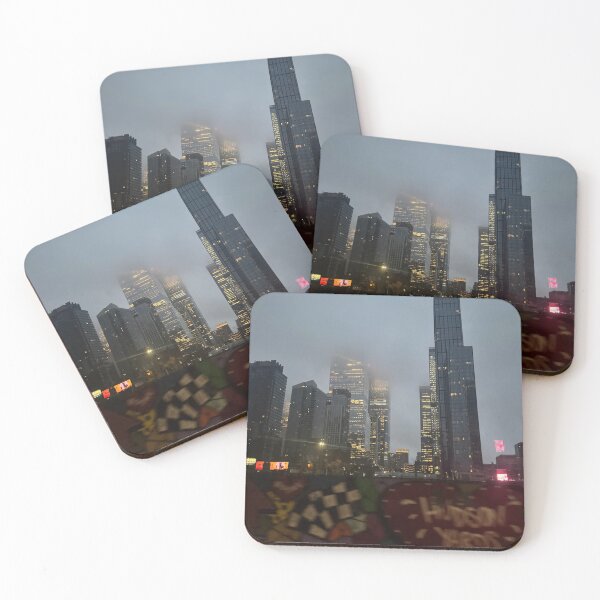 Item preview, Foggy Skyline of Hudson Yards, Manhattan: Early Morning Magic designed and sold by MMVisualArts.