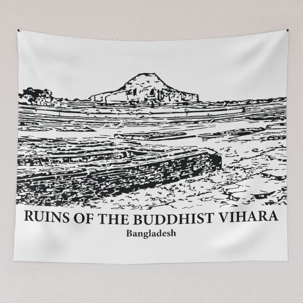 Item preview, Ruins of the Buddhist Vihara - Bangladesh designed and sold by Lakeric Cityscapes.