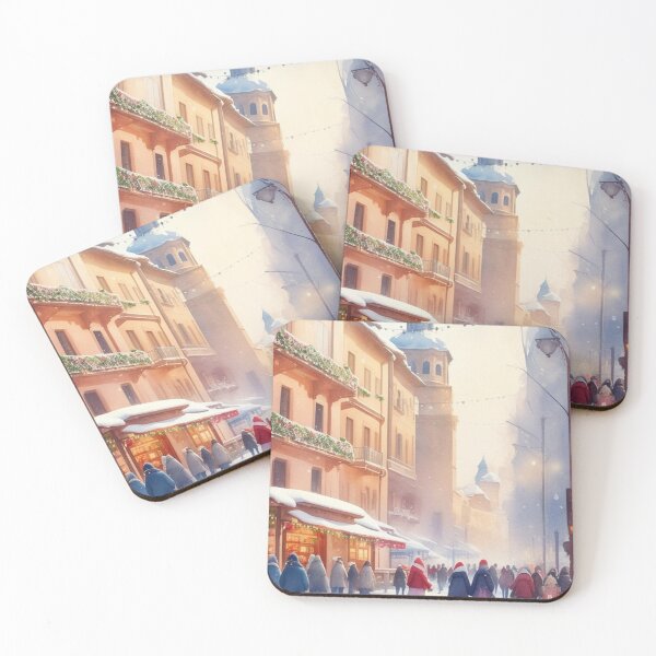 Item preview, Watercolor Yerevan-Christmas Edition designed and sold by TondoMeander.