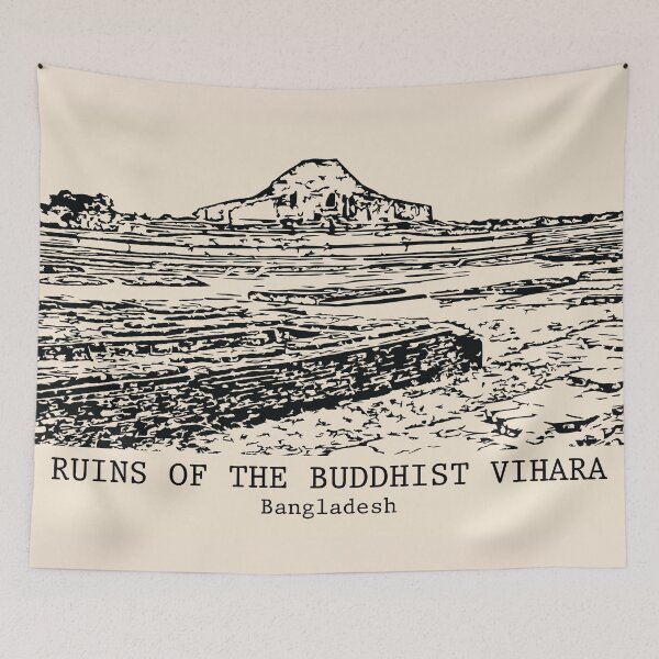 Item preview, Ruins of the Buddhist Vihara - Bangladesh designed and sold by Lakeric Cityscapes.