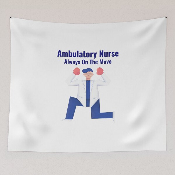 Item preview, Always on the Move - Ambulatory Nurse designed and sold by Luminou-Lens.