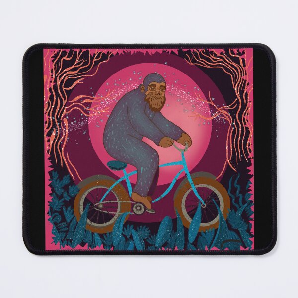 Item preview, Pink moonlight ride Sasquatch designed and sold by starlabrady.