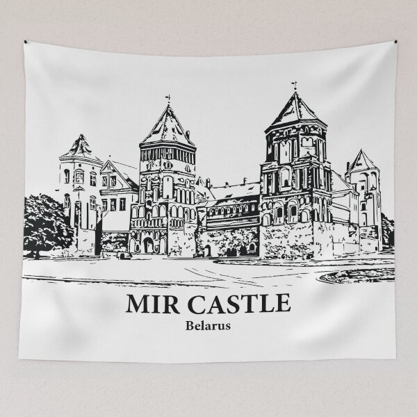 Item preview, Mir Castle - Belarus designed and sold by Lakeric Cityscapes.