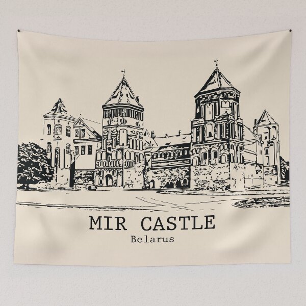 Item preview, Mir Castle - Belarus designed and sold by Lakeric Cityscapes.