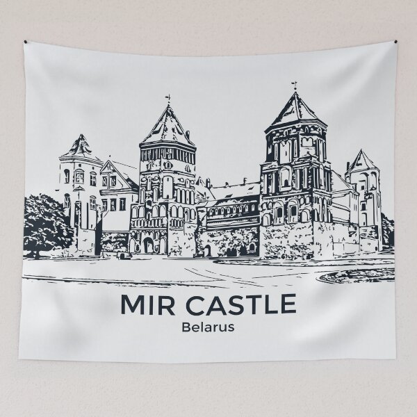 Item preview, Mir Castle - Belarus designed and sold by Lakeric Cityscapes.