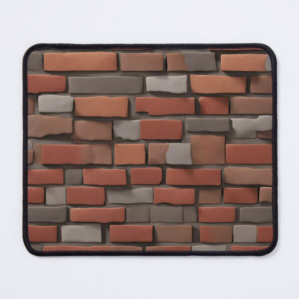 Item preview, Realistic Brick Wall Texture | Red Rustic Brick Design | Urban Industrial Art designed and sold by Epic--Art.
