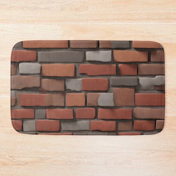 Item preview, Realistic Brick Wall Texture | Red Rustic Brick Design | Urban Industrial Art designed and sold by Epic--Art.