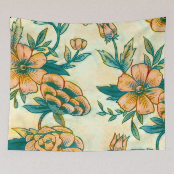 Item preview, ine Digital Flowers Painting - Framed Art Print for Elegant Home Decor designed and sold by paulo silveira.