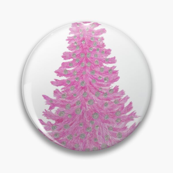Item preview, Pink christmas tree sticker designed and sold by annetteclaire.