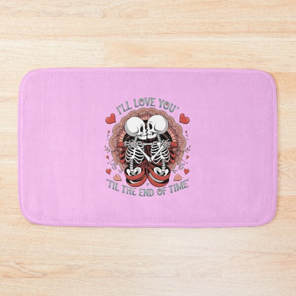Item preview, "I’ll Love You ’Til the End of Time | Romantic Skeleton Love Art designed and sold by DEEPDesignsART.