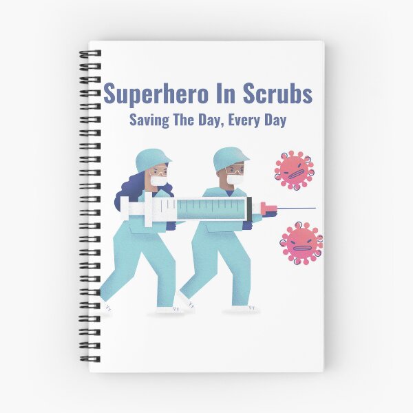 Item preview, Saving the Day, Every Day - Superhero in Scrubs designed and sold by Luminou-Lens.