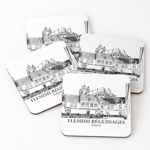Item preview, Flemish Béguinages - Belgium designed and sold by Lakeric Cityscapes.