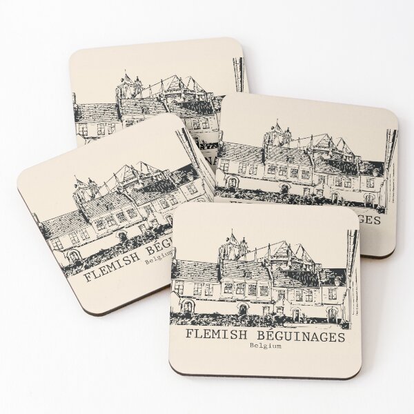 Item preview, Flemish Béguinages - Belgium designed and sold by Lakeric Cityscapes.