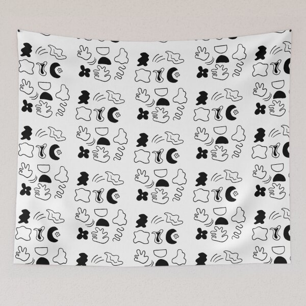 Item preview, Abstract Harmony: Minimalist Black & White Illustrations designed and sold by RM-Journey.