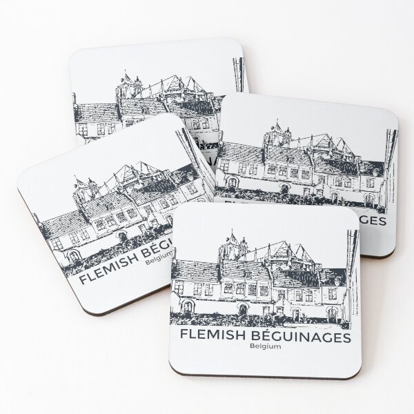 Item preview, Flemish Béguinages - Belgium designed and sold by Lakeric Cityscapes.