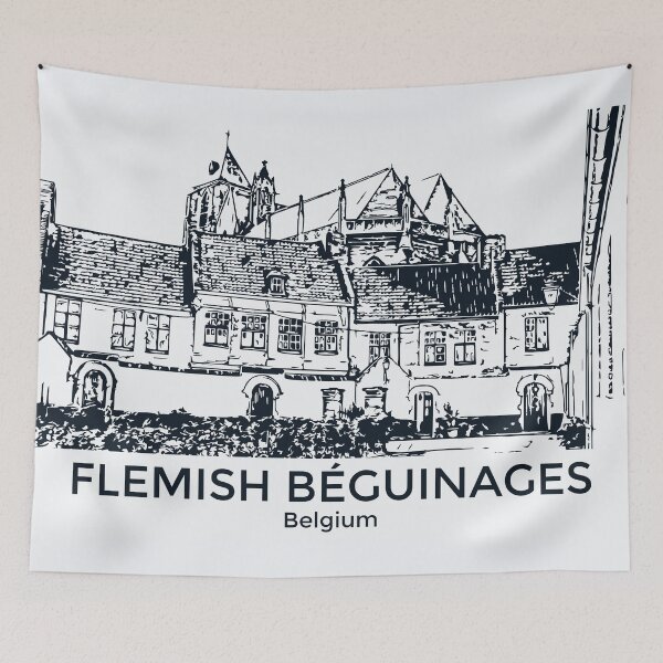 Item preview, Flemish Béguinages - Belgium designed and sold by Lakeric Cityscapes.