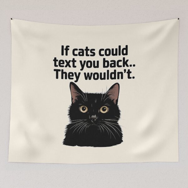 Item preview, If Cats Could Text Funny Cat Design designed and sold by Dream-Fab.