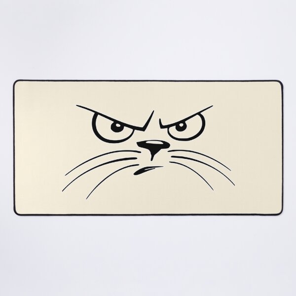 Item preview, angry cat face, fierce kitten designed and sold by YellowishStore.