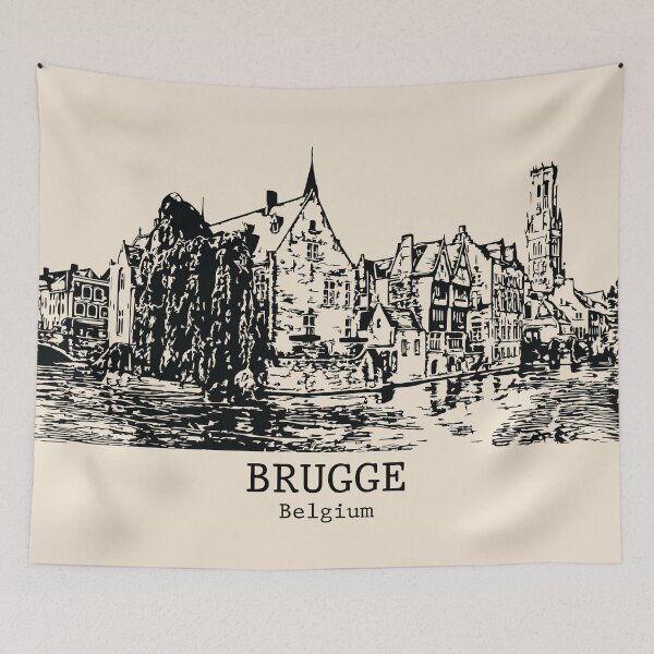 Item preview, Historic Centre of Brugge - Belgium designed and sold by Lakeric Cityscapes.