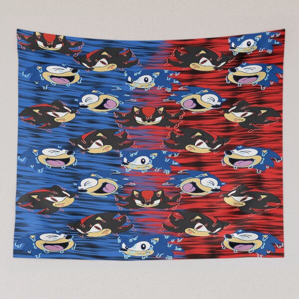Item preview, Trippy Sonic And Shadow Faces designed and sold by DesignzByTrippy.