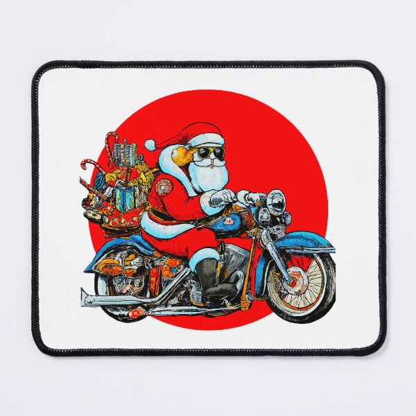 Item preview, Santa Claus Riding Motorcycle , Cool Christmas Biker Santa Graphic , Unique Holiday Outfit, Motorcycle Lover Gift designed and sold by Indyadizine.