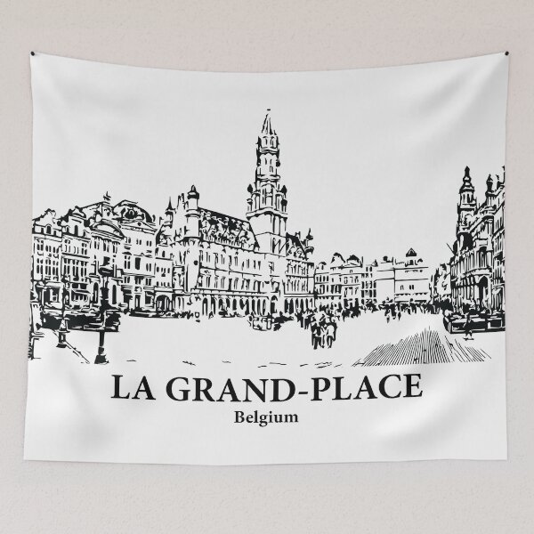 Item preview, La Grand-Place - Belgium designed and sold by Lakeric Cityscapes.