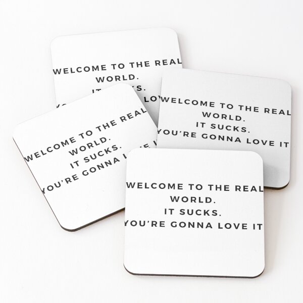 Item preview, Welcome to the real world!!!!! designed and sold by Maria Jesus Rojo.