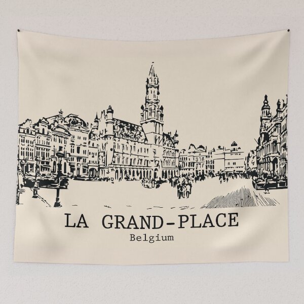 Item preview, La Grand-Place - Belgium designed and sold by Lakeric Cityscapes.