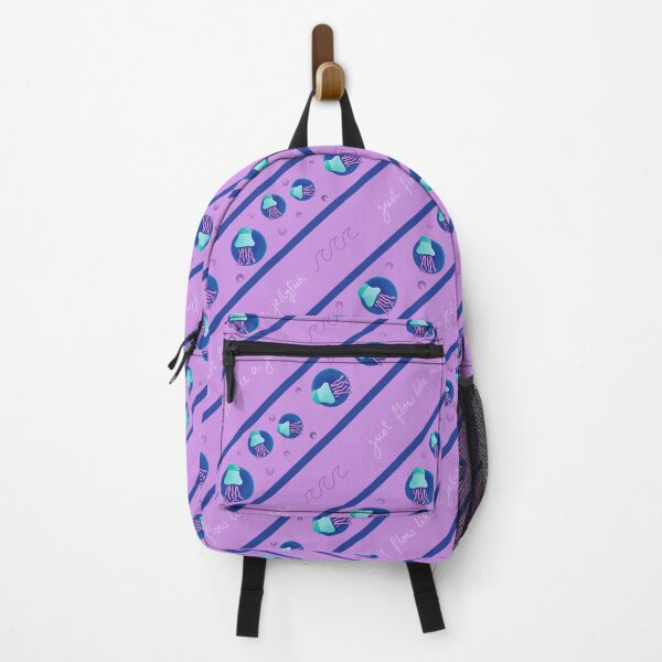 Item preview, Mystical jellyfish pattern on purple background designed and sold by Taylina.
