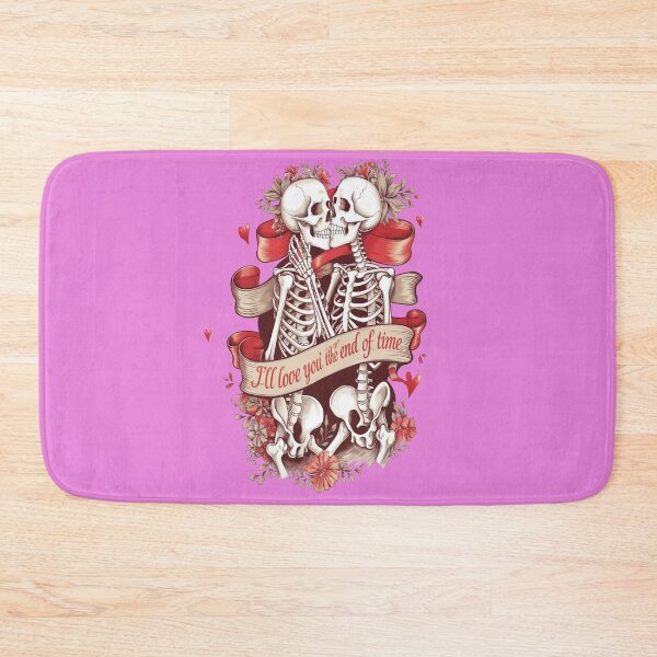 Item preview, "I’ll Love You ’Til the End of Time | Romantic Skeleton Love Art designed and sold by DEEPDesignsART.