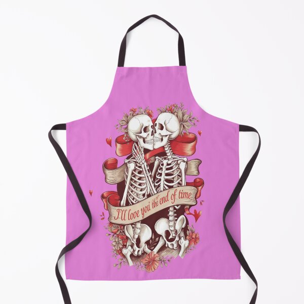 Item preview, "I’ll Love You ’Til the End of Time | Romantic Skeleton Love Art designed and sold by DEEPDesignsART.