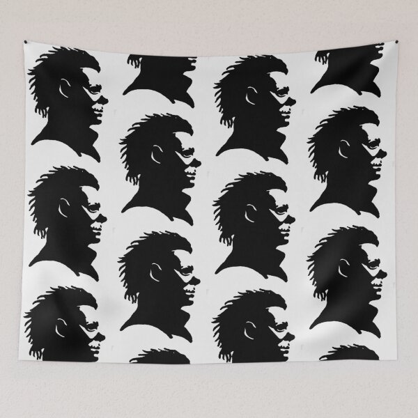 Item preview, Michael Myers side profile  designed and sold by Chad's Fresh Art.