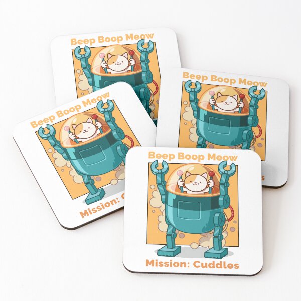 Item preview, Beep Boop Meow Mission Cuddles Robotic Kitten T-Shirt designed and sold by AyshaTj.