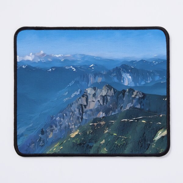 Item preview, Amazing Cascade Mountain View (Oil Painting) designed and sold by flyscenicair.