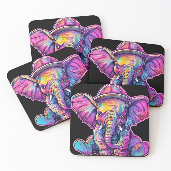 Item preview, COLORFUL ELEPHANT VIBES designed and sold by RoadTripWear.