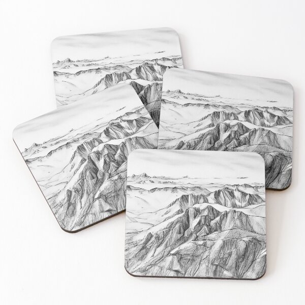 Item preview, Amazing Cascade Mountain View (Sketch) designed and sold by flyscenicair.
