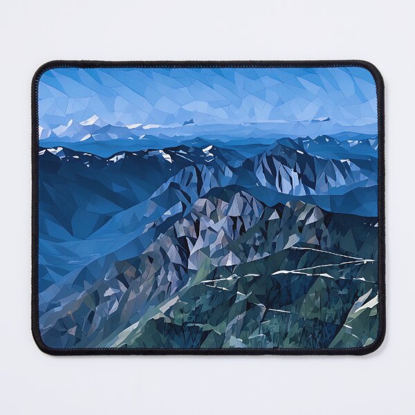 Item preview, Amazing Cascade Mountain View (Poly Art) designed and sold by flyscenicair.