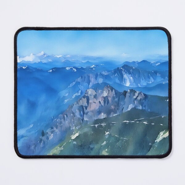 Item preview, Amazing Cascade Mountain View (Watercolor) designed and sold by flyscenicair.