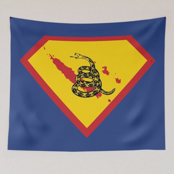 Item preview, NEW CALEDONIA SHIELD - Freedom Is The Superpower - Gadsden Snake Flag - Dont Tread On Me SUPERHERO  design designed and sold by pelagio.