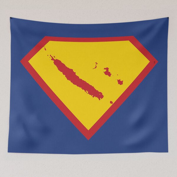 Item preview, SUPER NEW CALEDONIA SHIELD - Freedom Is The Superpower -  SUPERHERO  design designed and sold by pelagio.