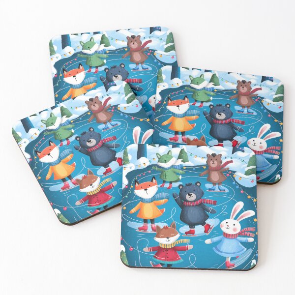 Item preview, Festive Ice Skating on a Frozen Pond designed and sold by McVrax.