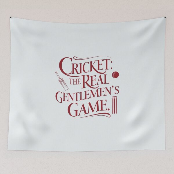 Item preview, Cricket The Real Gentlemen's Game designed and sold by Jollys-ArtShop.