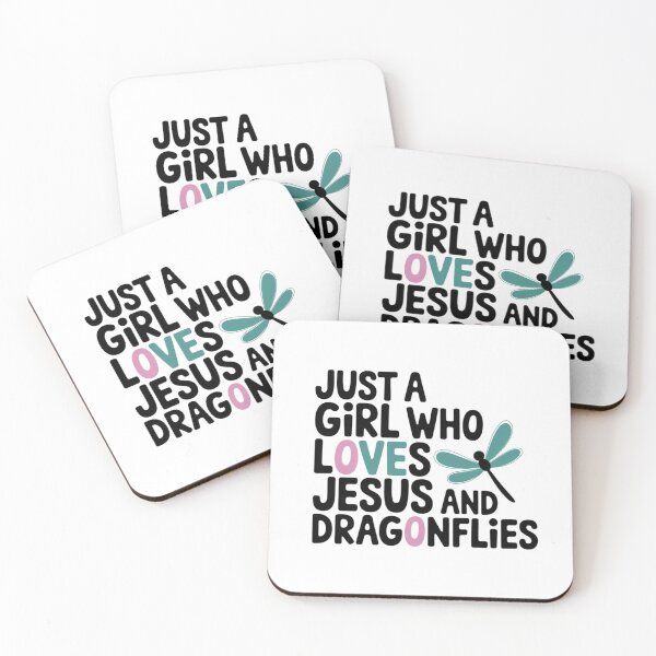 Item preview, just a girl who loves jesus and dragonflies designed and sold by jkrphoto.