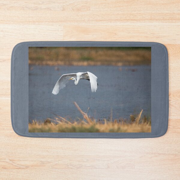 Item preview, Great White Egret in Flight designed and sold by CarolM.