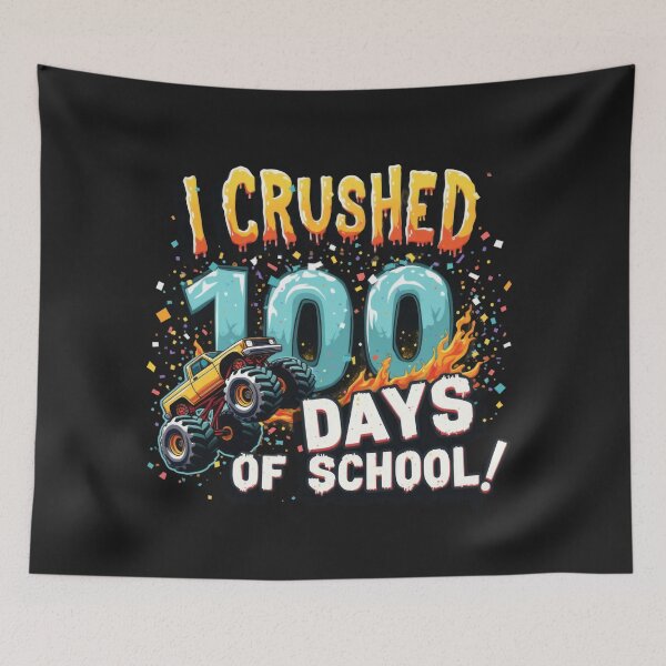 Item preview, I crushed 100 days of school designed and sold by GogoGrove.